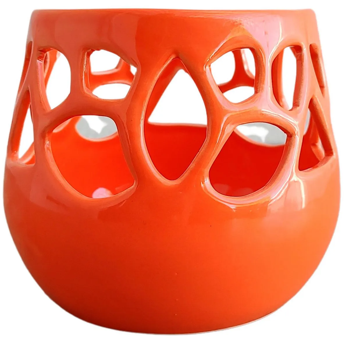 Conaplor - Maceta Orquídea Loto Naranja