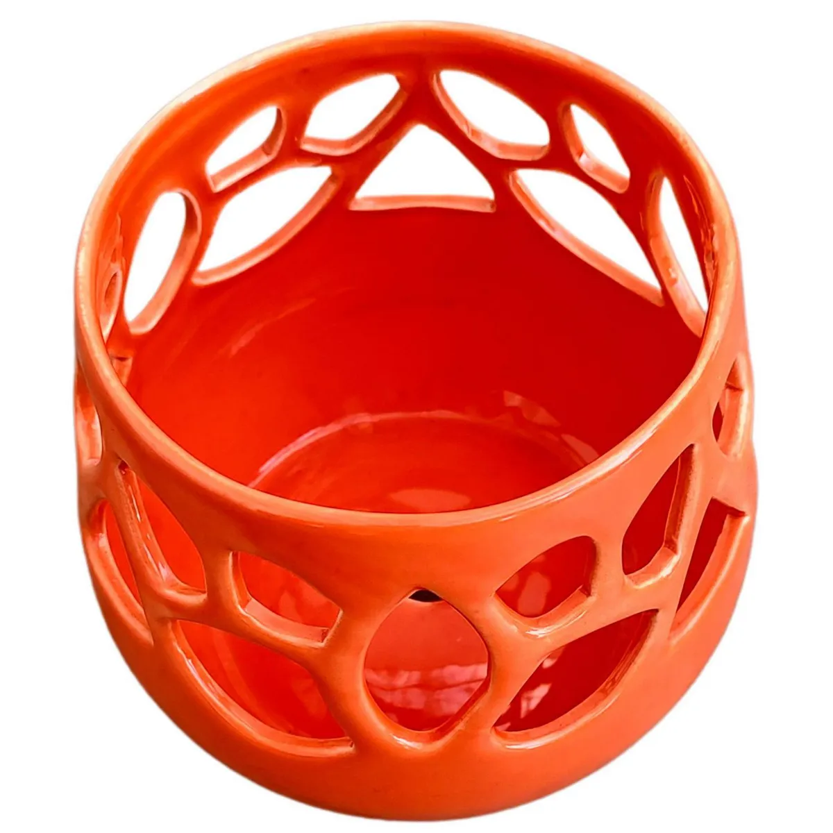 Conaplor - Maceta Orquídea Loto Naranja