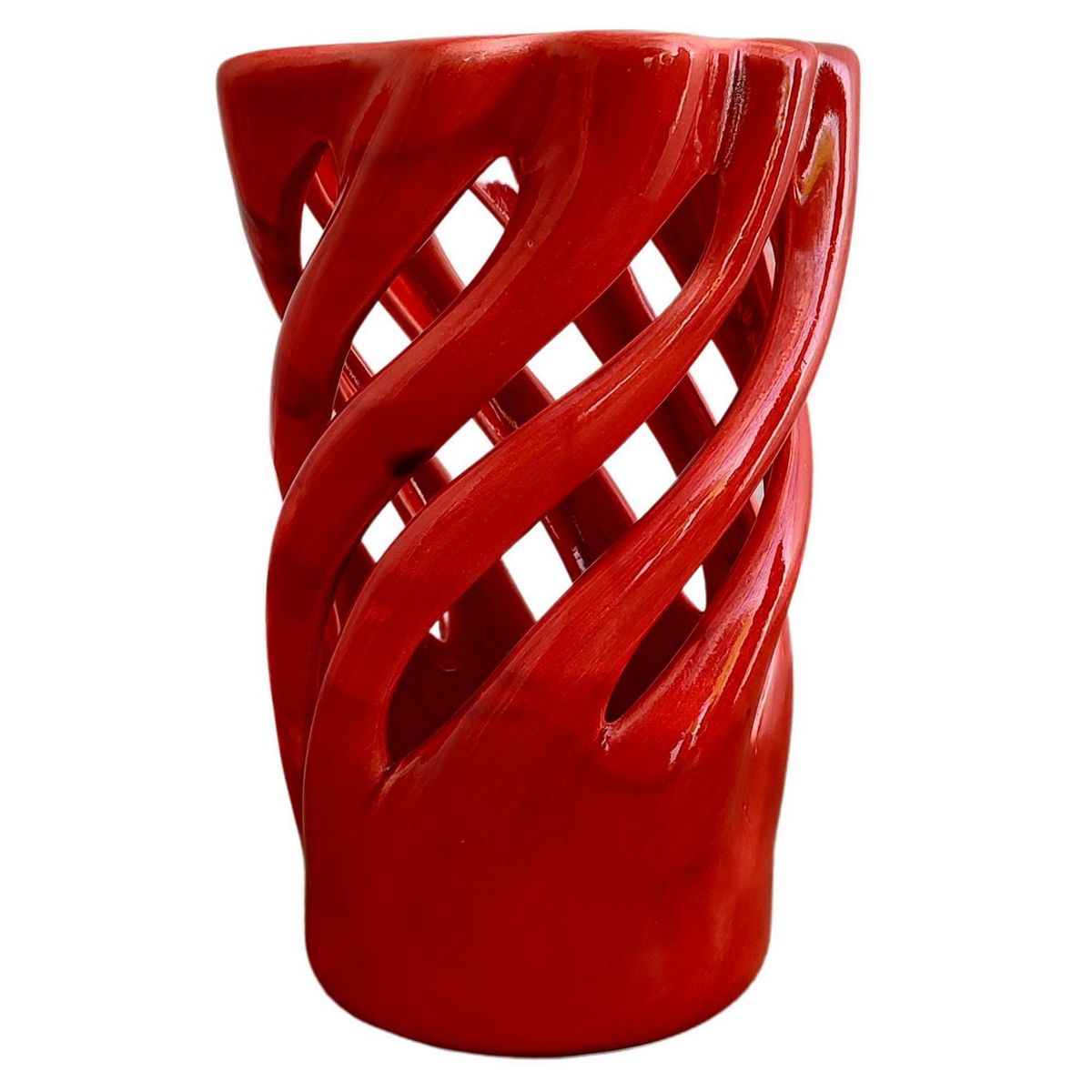 Conaplor - Maceta Orquídea Espiral Roja