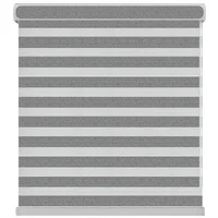 Persiana enrollable Twin Eclipse de 1.55 x 1.80 m Negro