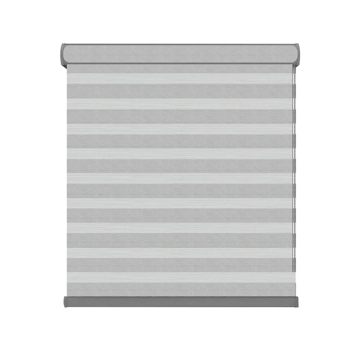Home Collection - Persiana enrollable Twin Eclipse de 1.40 x 2.20 m Gris