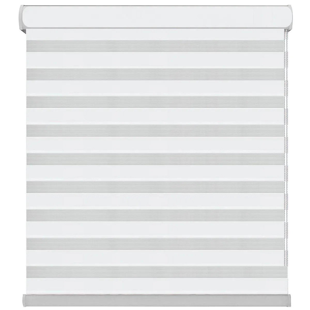 Persiana enrollable Twin Eclipse de 1.55 x 2.40 m Blanco, marca Home Collection - Foto Principal
