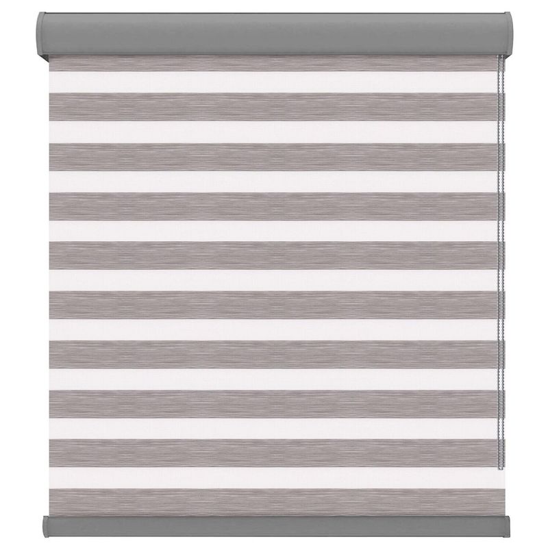 Home Collection - Persiana enrollable Twin Dark de 1.00 x 2.20 m Gris