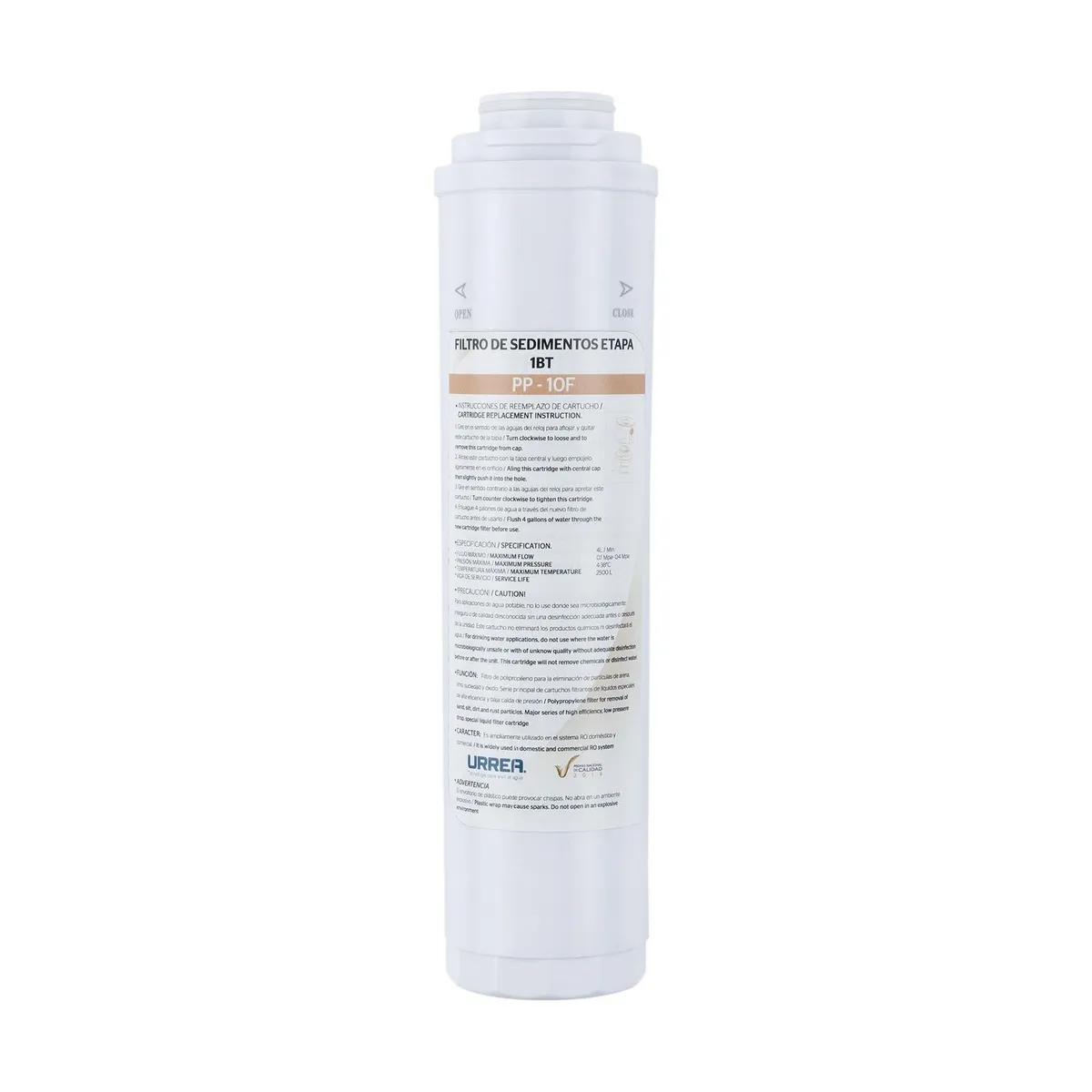 Filtro de Sedimentos Etapa 1 BT, marca Urrea - Foto Principal