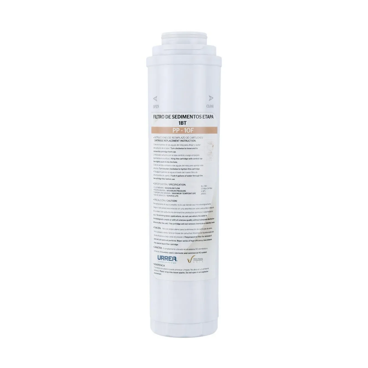 Filtro de Sedimentos Etapa 1 BT, marca Urrea - Foto 2