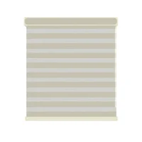Persiana enrollable Twin Eclipse de 1.20 x 2.40 m Crema