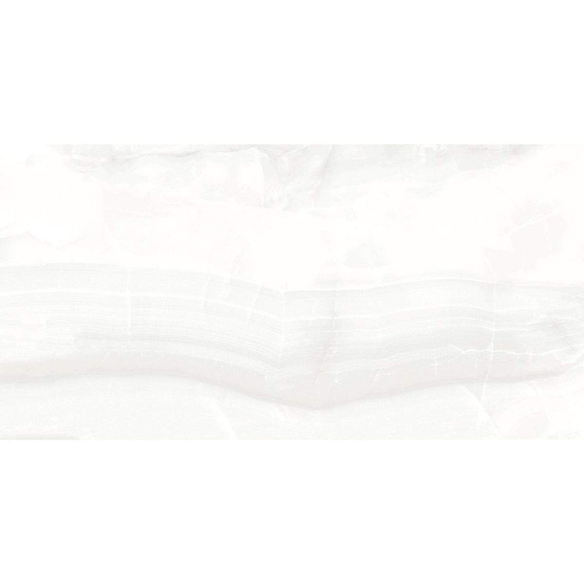 Tendenzza - Piso Porcelanato Onix White 60X120 1.44 Esmaltado Brillante