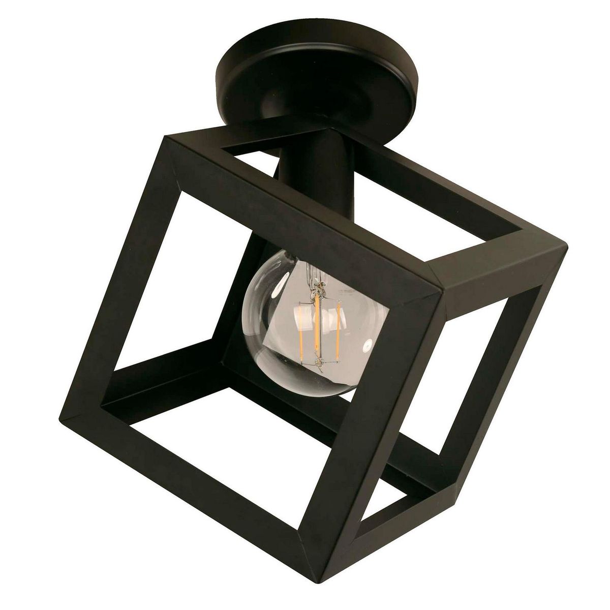 Lámpara de techo Ankaa de 1 luz E27 Negro, marca Ikelite Design - Foto Principal