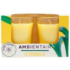 Vela en Vaso 2X20 Horas Citronela Ambientair