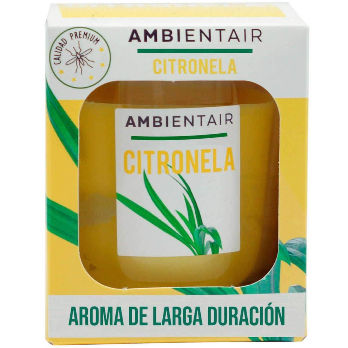 Vela en Vaso 30 Horas Citronela Ambientair, marca Ambientair - Foto Principal