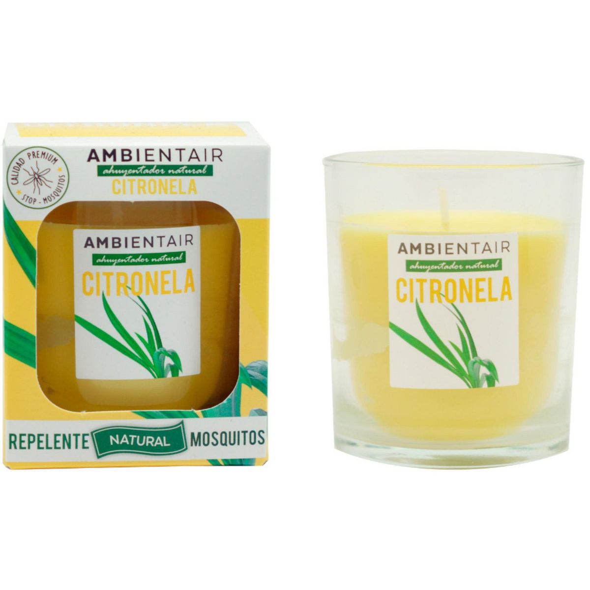 Vela en Vaso 30 Horas Citronela Ambientair, marca Ambientair - Foto 2
