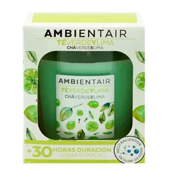 Vela Aromatica Vaso 30 Horas Te Verde y Lima