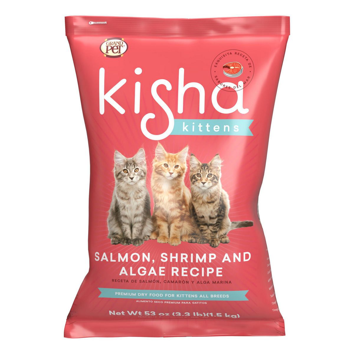 Gpet kisha - Alimento para Gato Grandpet Kisha Kittens 1.5 Kg
