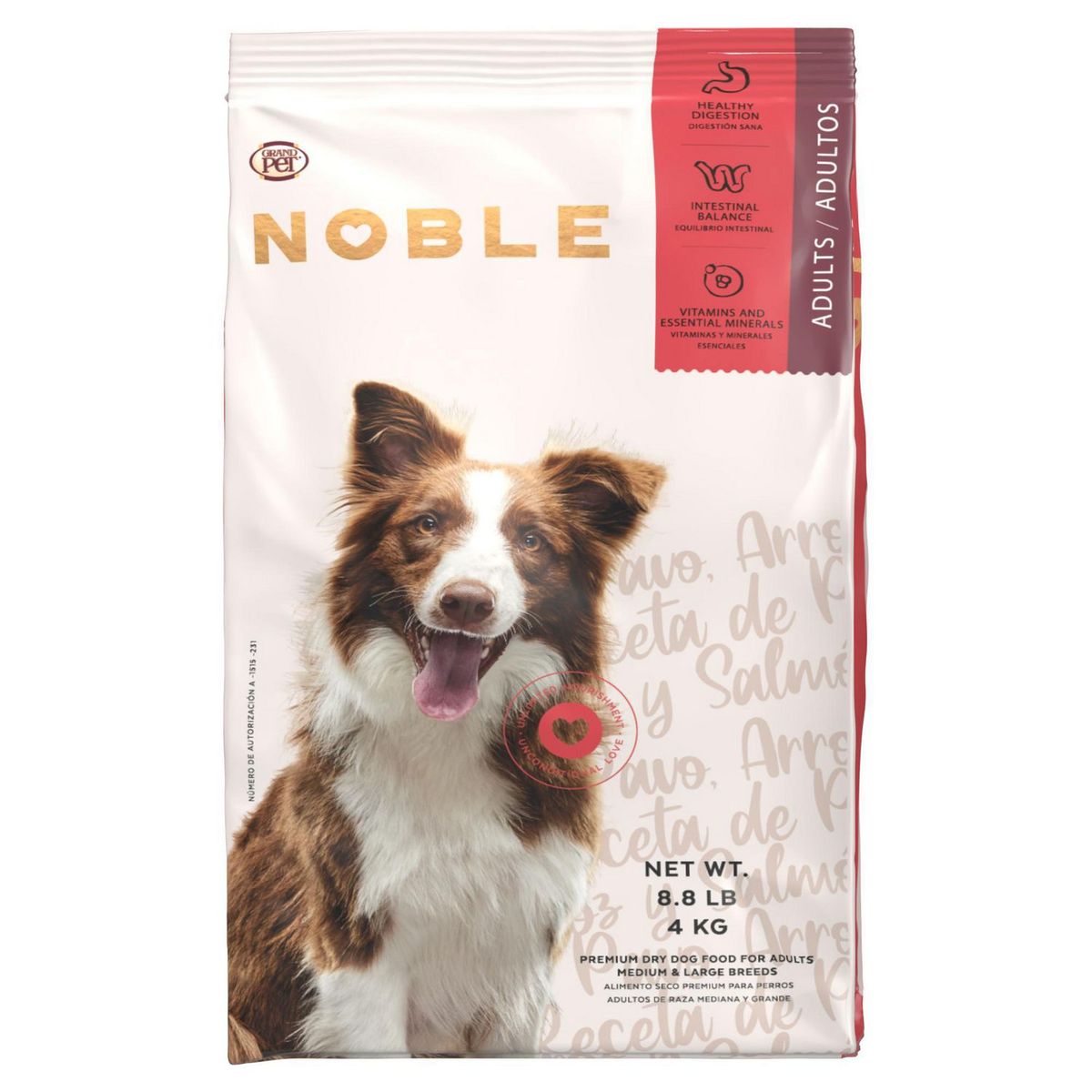 Gpet noble - Alimento para Perro Grandpet Noble Adulto 4Kg