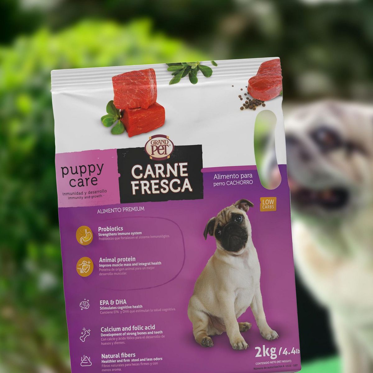 Alimento para Perro Grandpet Carne Fresca Puppy Care 2Kg, marca Gpet carne fresca - Foto 2