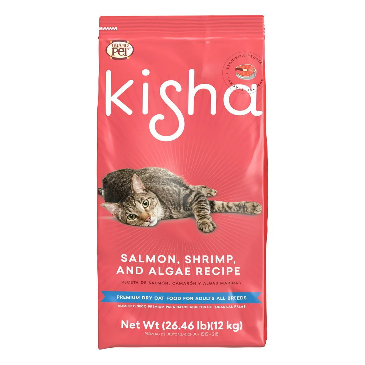 Gpet kisha - Alimento para Gato Grandpet Kisha Adulto 12 Kg
