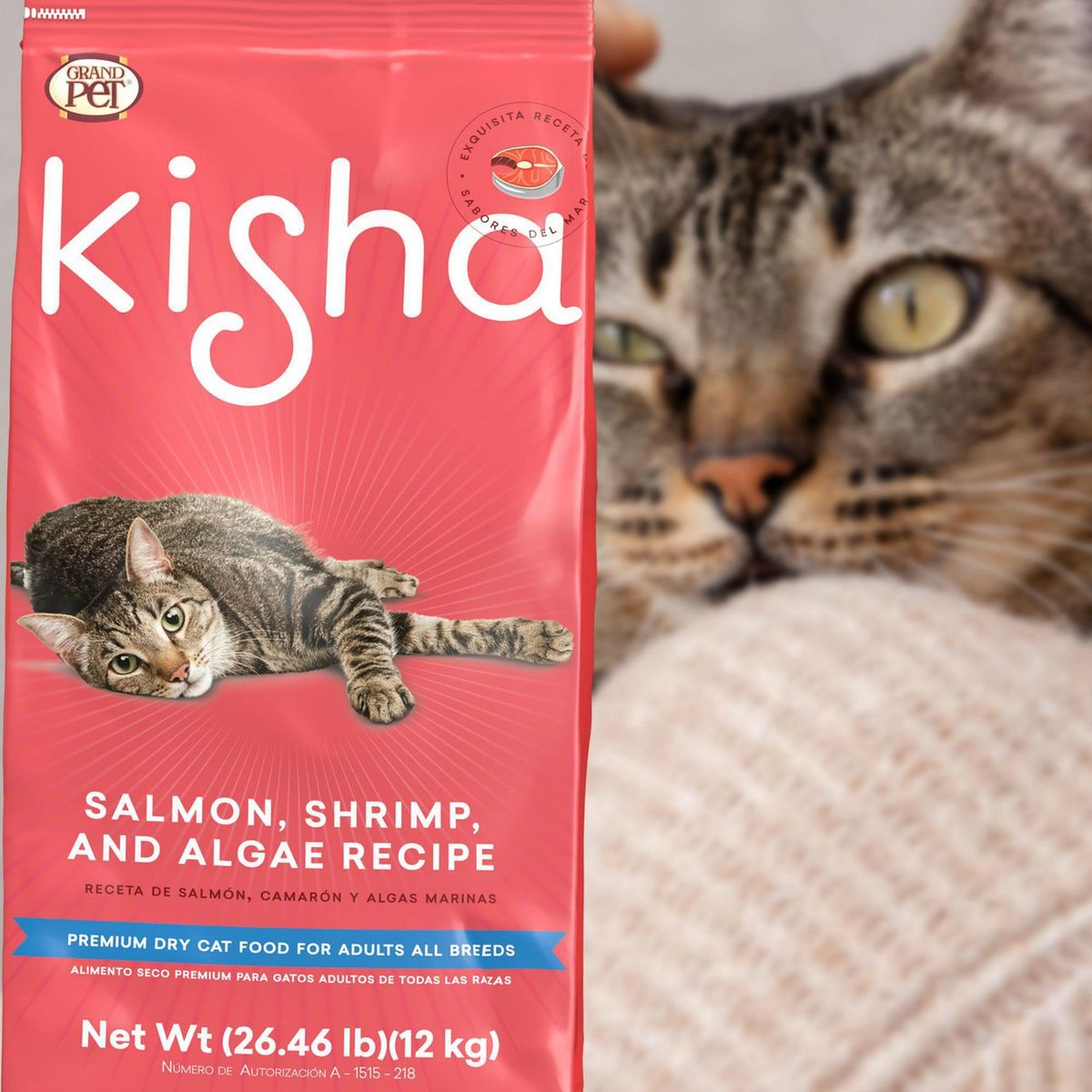 Gpet kisha - Alimento para Gato Grandpet Kisha Adulto 12 Kg