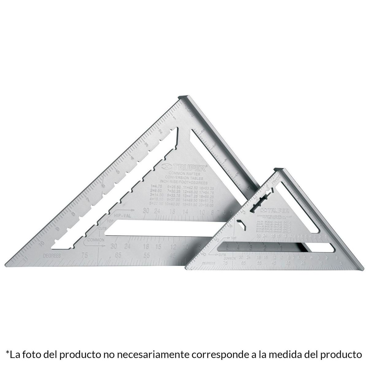 Truper - Escuadra de aluminio para tablaroca 7 (177 mm)