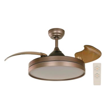 Ventilador de Techo Retr�ctil Niza 3 Aspas y 1 Luz de 42