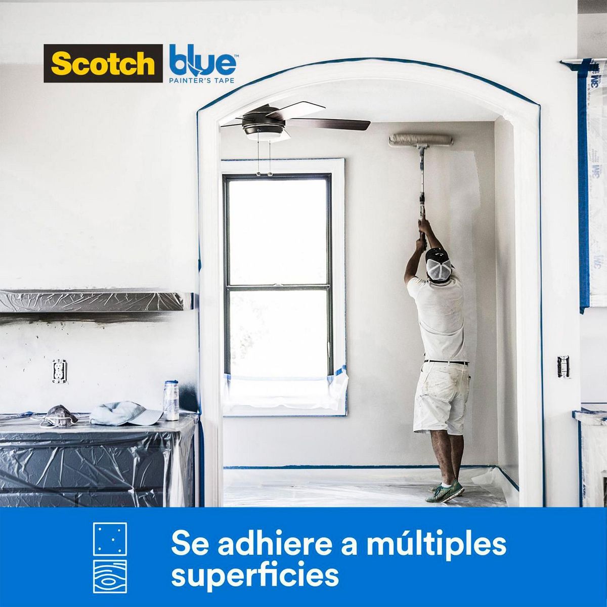 ScotchBlue® 3Pack Masking Tape, marca Scotch - Foto 2