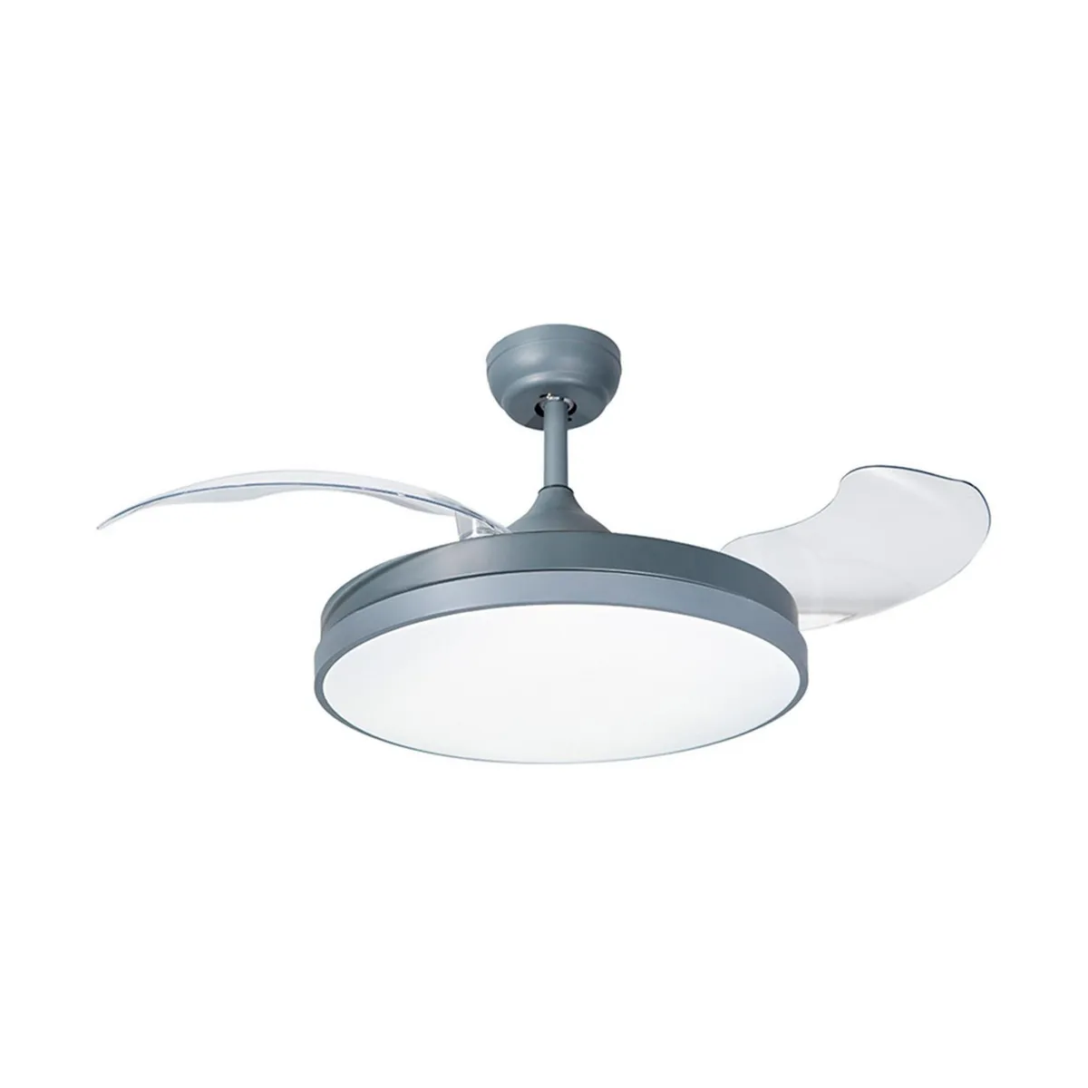 Designers - Ventilador de techo retráctil Vilna de 42" con 3 aspas y luz LED