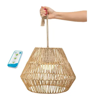 L�mpara colgante exterior de bater�a Sisine