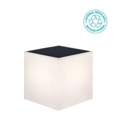 Arbotante solar LED para muros exteriores Wally de luz cálida Blanco