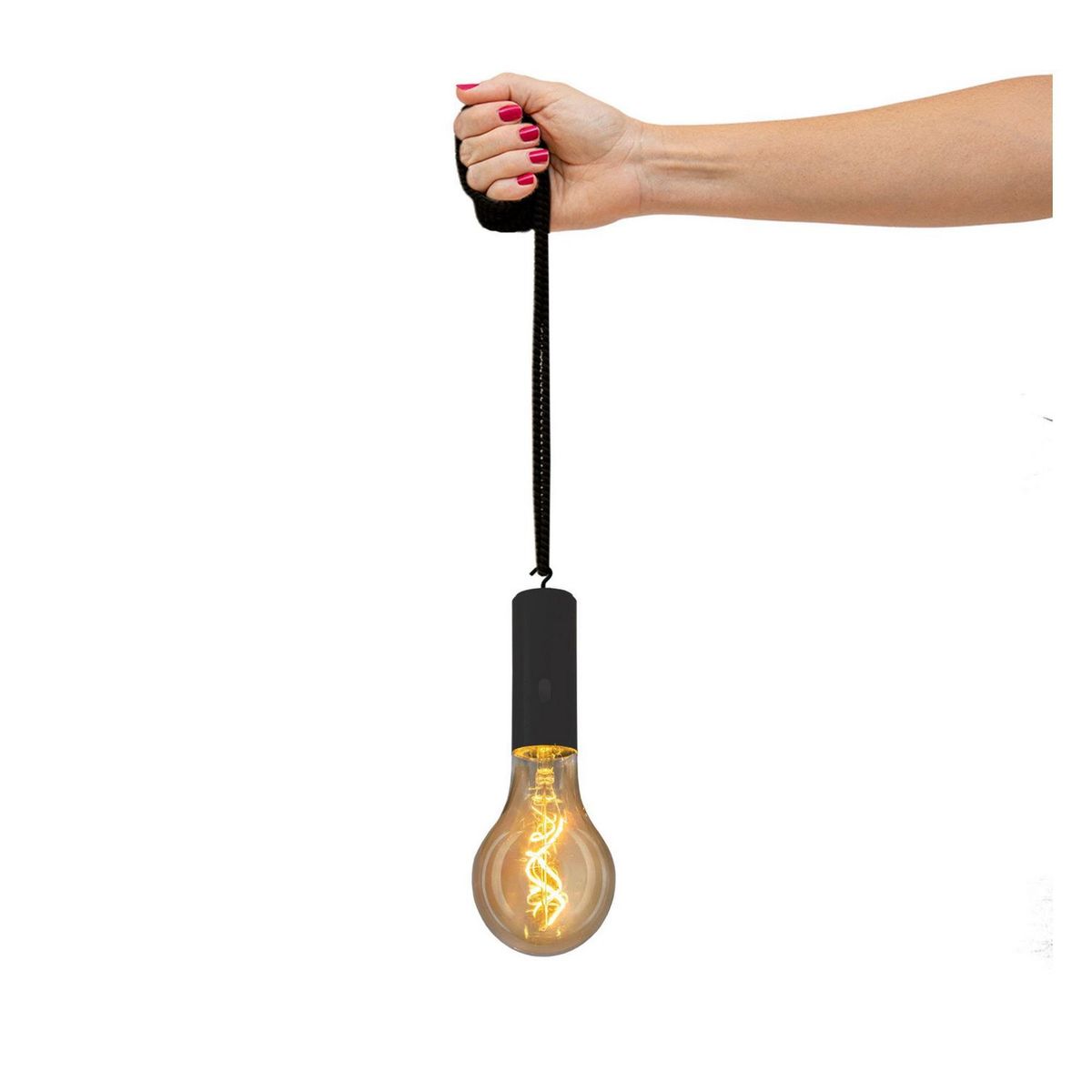 New Garden - Lámpara LED colgante portátil y recargable para exteriores Edy