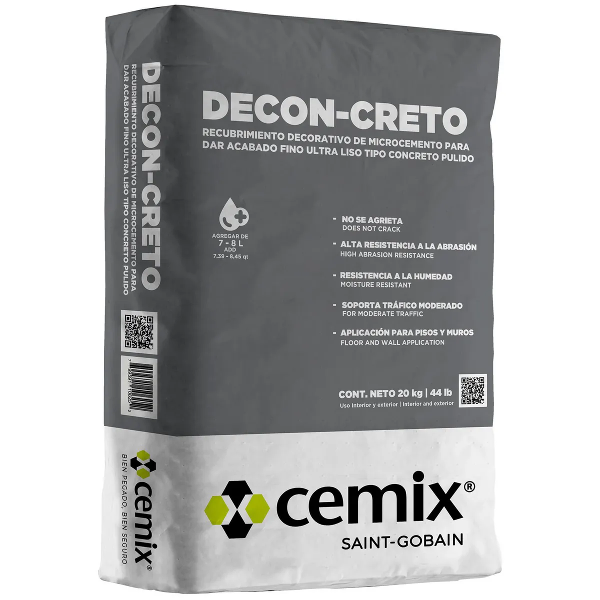 Decon creto Cemix Recubrimiento Decorativo 20 kg, marca Cemix - Foto Principal