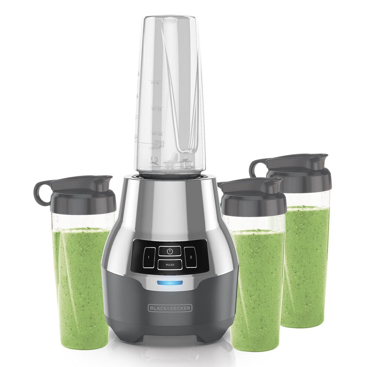 BD Licuadora Personal + 4 vasos con tapa, marca Black & Decker - Foto Principal