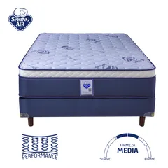 Juego colchón y box queen size Sanitized Spring Air