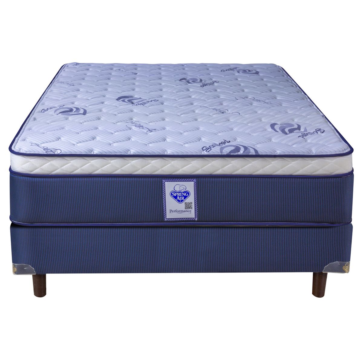 Spring Air - Juego colchón y box queen size Sanitized Spring Air