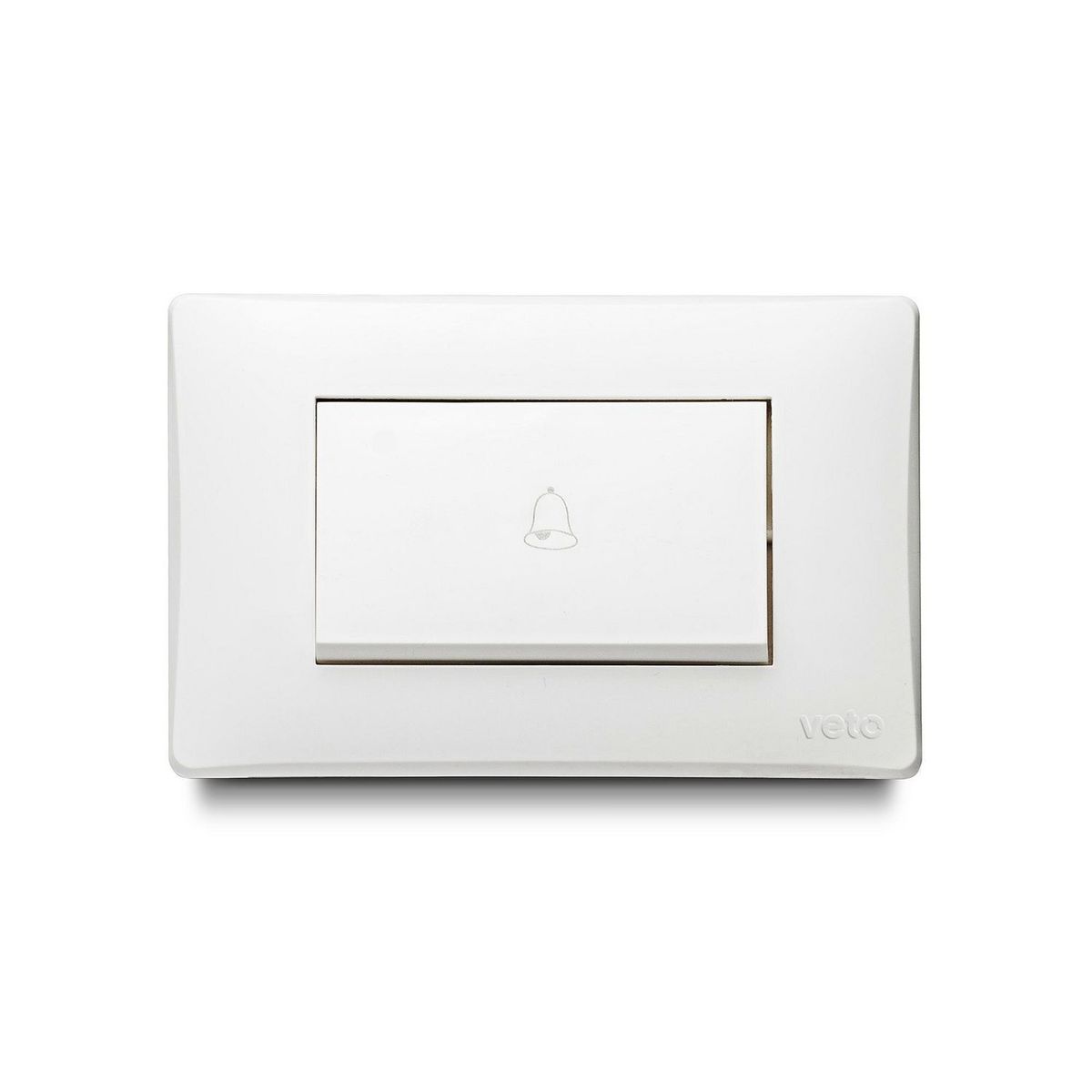 Pulsador Timbre 10A Armado, Blanco, marca Veto - Foto Principal