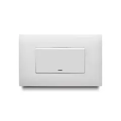 Apagador Escalera Simple de 15 Amp con Luz Piloto, Blanco