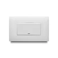 Apagador Simple con Luz Piloto, Blanco