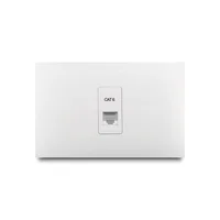 Toma de Datos rj45 cat6 Simple, Blanco