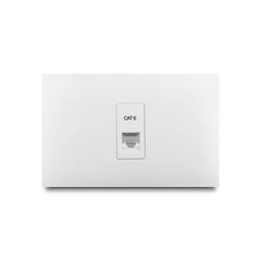 Toma de Datos rj45 cat6 Simple, Blanco