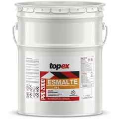 Esmalte Blanco Mate Sr Topex 19L