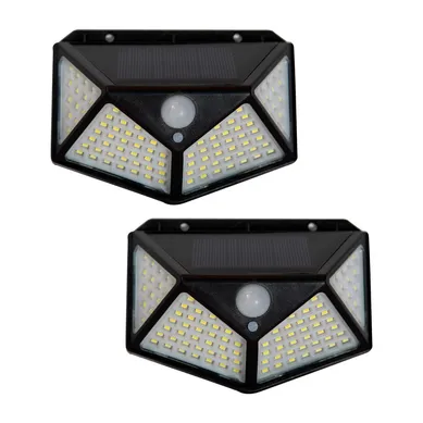 L�mpara LED para muro exterior Lisboa 12W Negro