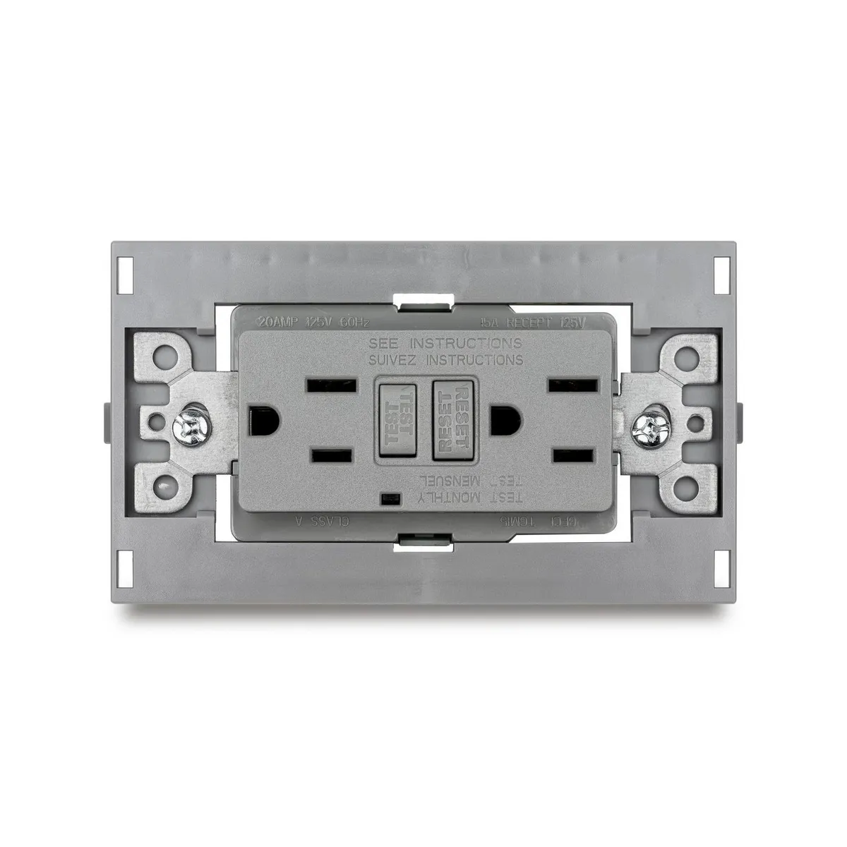 Veto - Contacto Doble Interruptor de Circuito, Blanco