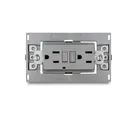 Contacto Doble Interruptor de Circuito, Blanco
