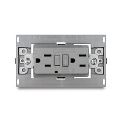 Contacto Doble Interruptor de Circuito, Blanco