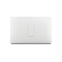 Placa Ciega con Bastidor Vive, color blanco