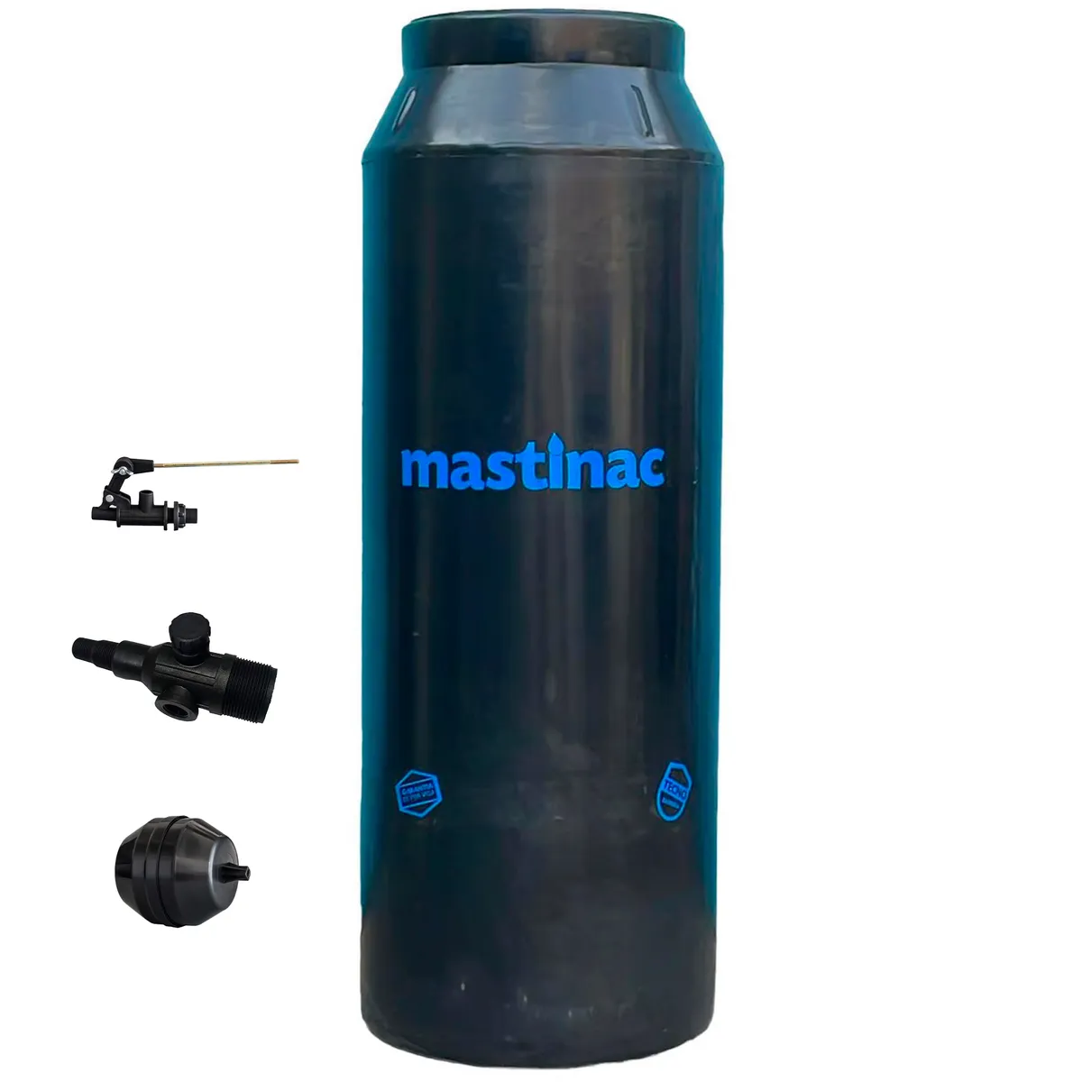 MasTinac - Tinaco Bicapa Vertical 750 L, con Accesorios