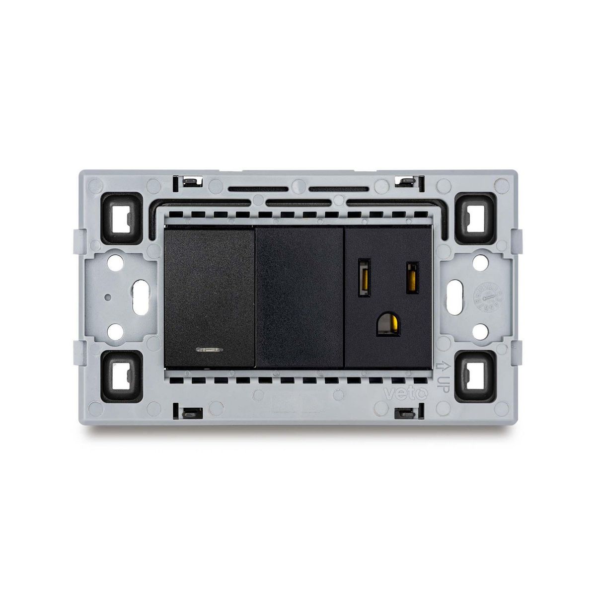 Veto - Apagador Mixto, Negro