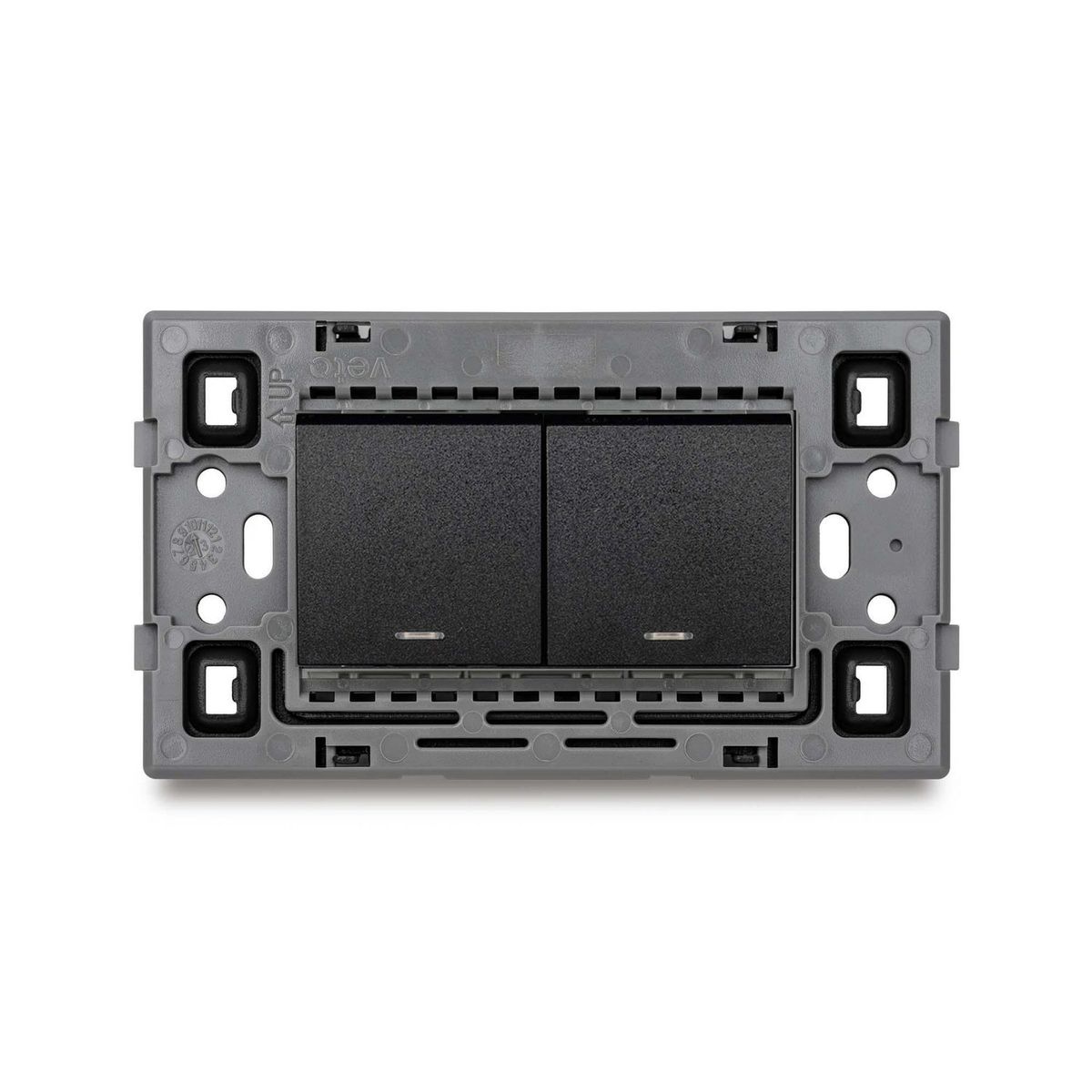 Veto - Apagador Escalera Doble, Negro