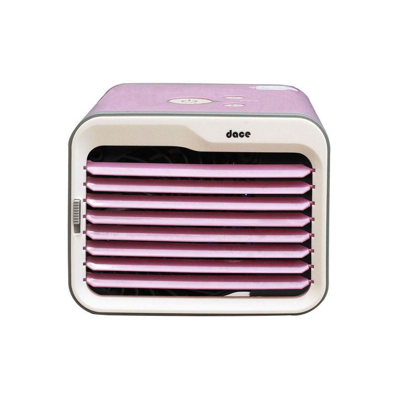 Dace - Mini Cooler Retro Rosa Con Depósito De Agua