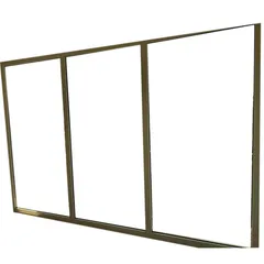 Fijo S4500, Marco Blanco, Cristal Simple, Vidrio Claro 100-110/140-150
