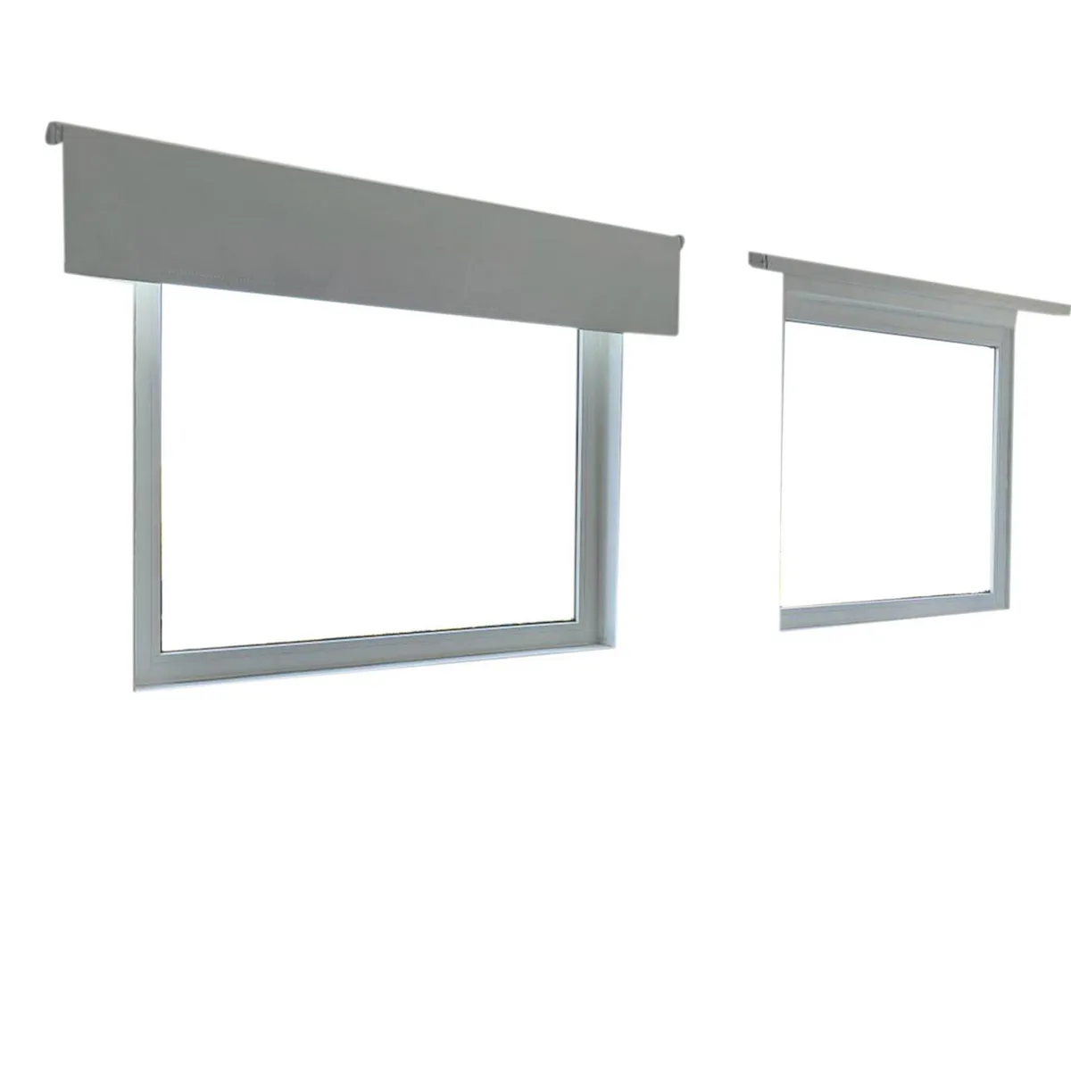 Holztek - Fijo S4500, Marco Blanco, Cristal Simple, Vidrio Satinado 70-80/80-90