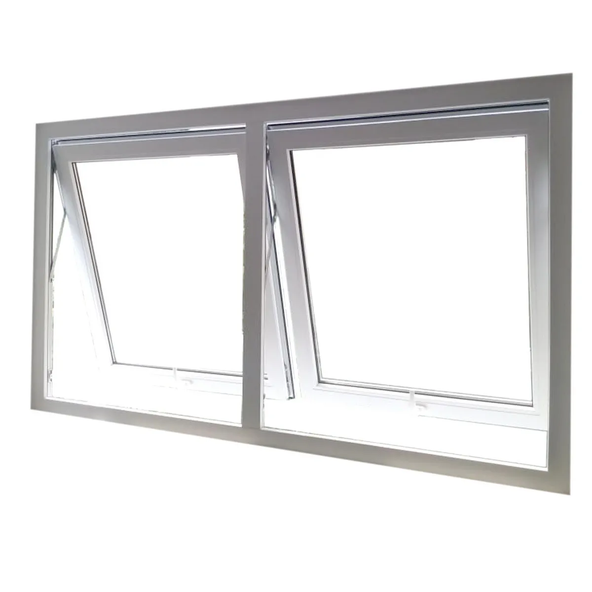 Holztek - Proyectante S4500, Marco Blanco, Cristal Termopanel, Vidrio Claro 60-70/80-90